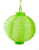 BURI Solar-Lampion mit LED Ø25cm Grün Polyester Bild 4