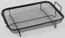 BURI Backofen Grillkorb Edelstahl mit Griffen Bild 1