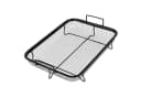 BURI Backofen Grillkorb Edelstahl mit Griffen Bild 2