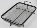 BURI Backofen Grillkorb Edelstahl mit Griffen Bild 4