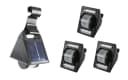 BURI Solar Dachrinnenleuchten 3er-Set mit Bewegungssensor Bild 2