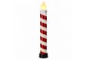 BURI LED Candy Kerze 83cm Timer Rot-Weiß Bild 2