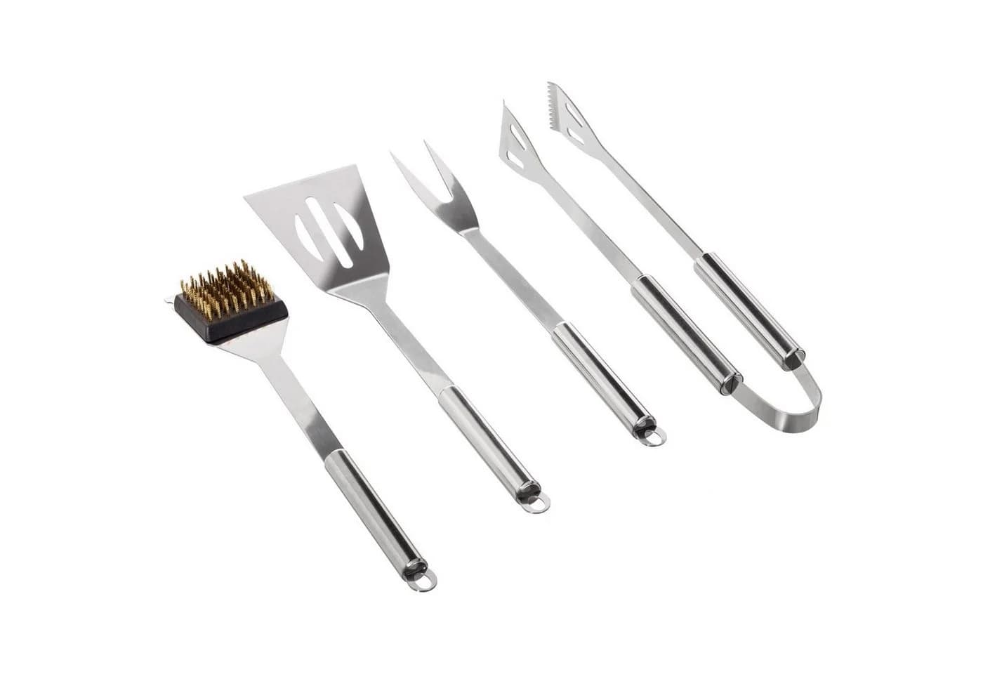 Goods+Gadgets Grillbesteck-Set 5-tlg. Edelstahl BBQ Satz mit Grillkoffer - Bild 4