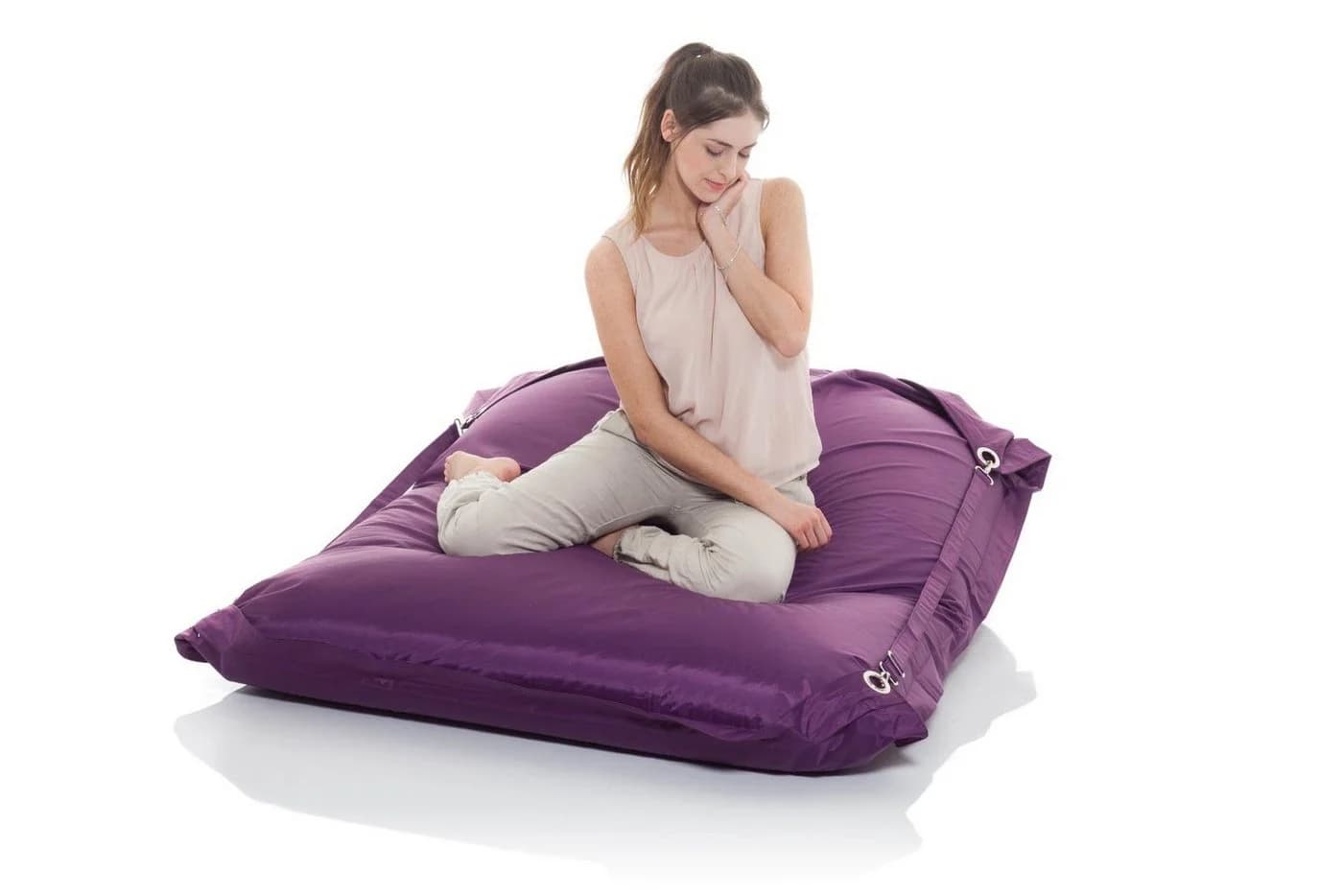 Smoothy Sitzsack XXL 420D Nylon Indoor Outdoor Amethyst-Violett - Bild 3