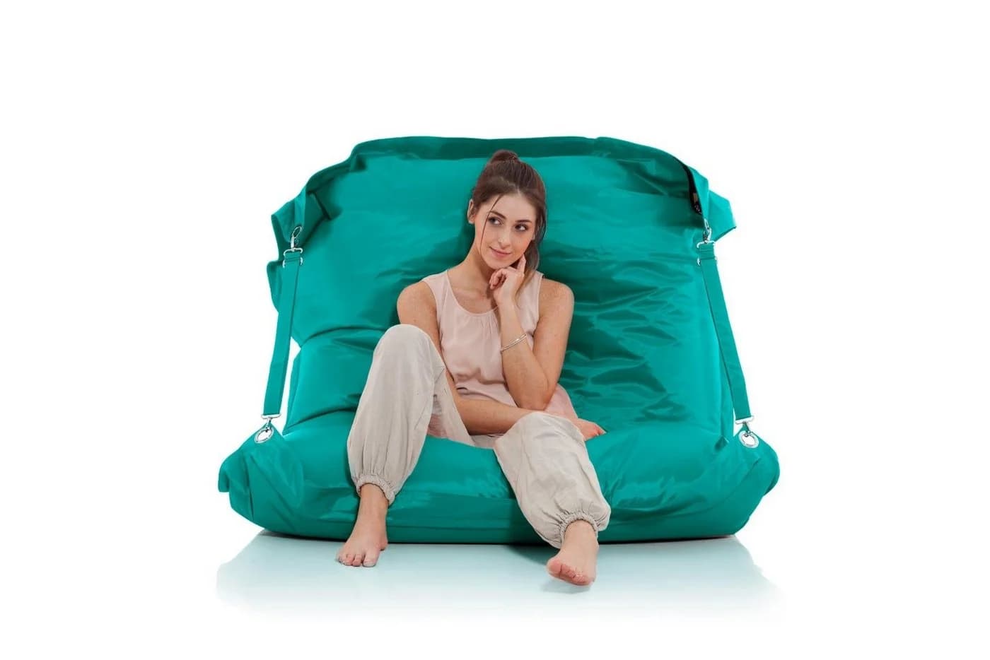 Smoothy Sitzsack XXL 420D Nylon Indoor Outdoor Lounge Sitzkissen - Bild 2