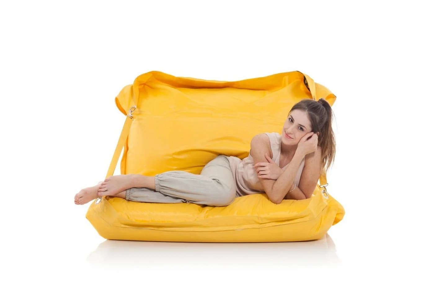 Smoothy Sitzsack XXL Sonnengelb Indoor Outdoor 420D Nylon