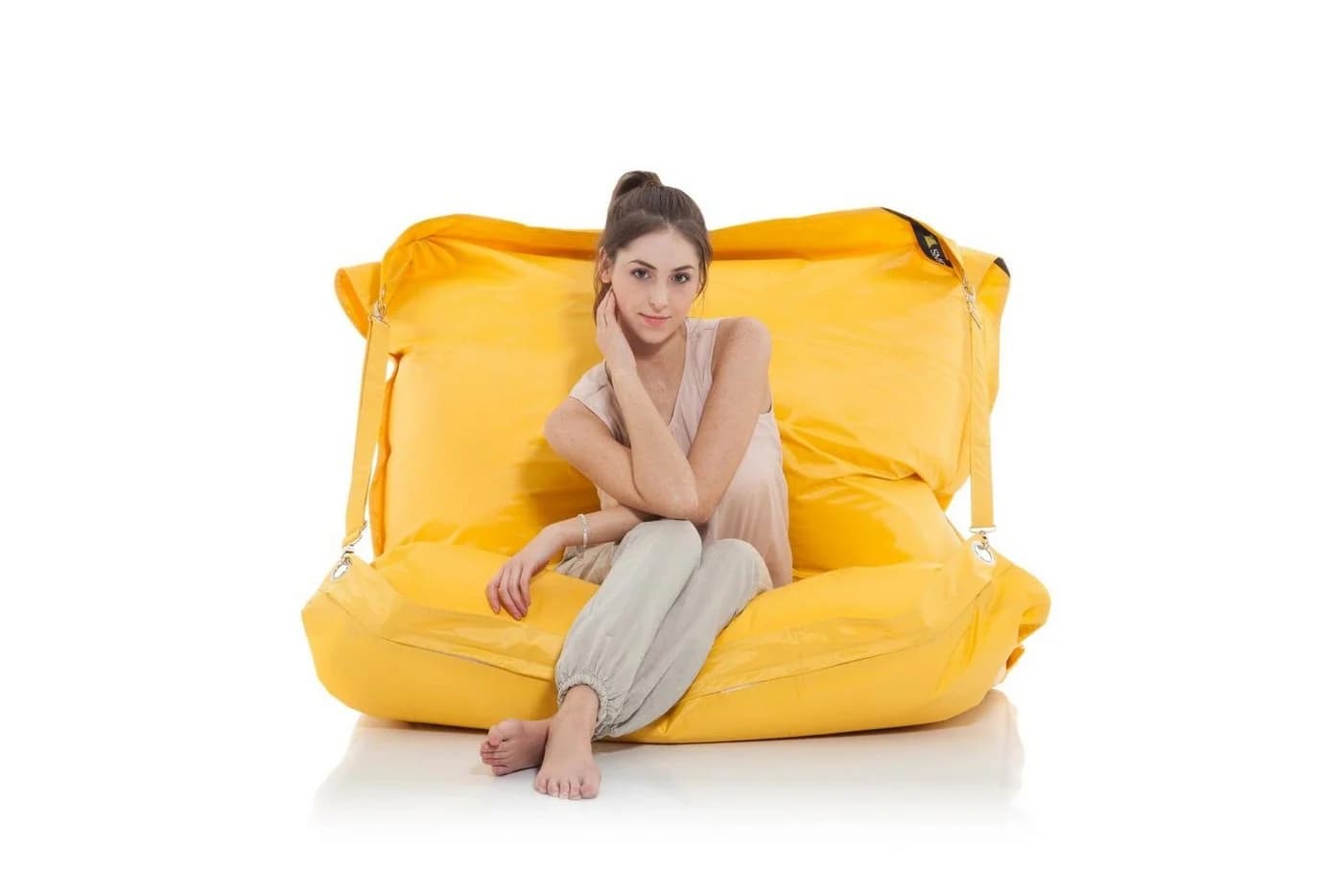 Smoothy Sitzsack XXL Sonnengelb Indoor Outdoor 420D Nylon - Bild 2