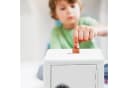 Goods+Gadgets Mini Tresor Safe mit Zahlenschloss – Silber Metall Geldkassette Bild 5