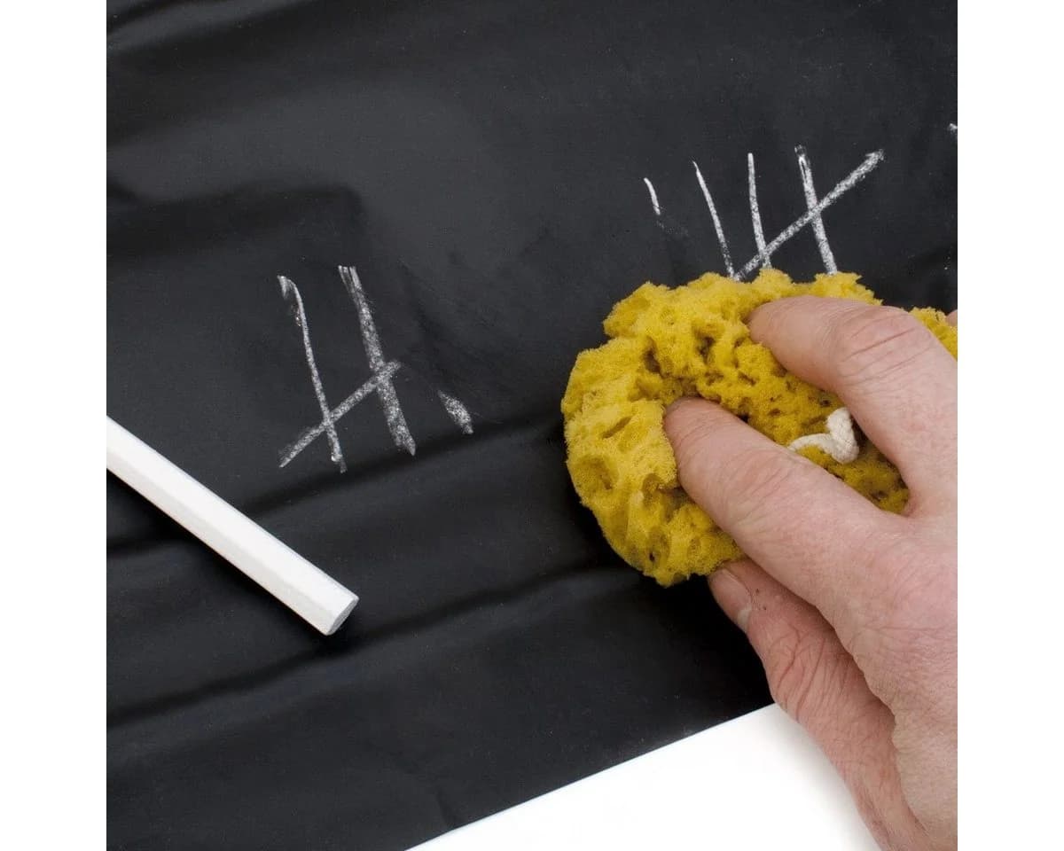 Goods+Gadgets Tafelfolie Schwarze Vinyl Tafelfolie Abwischbar Wiederbeschreibbar
