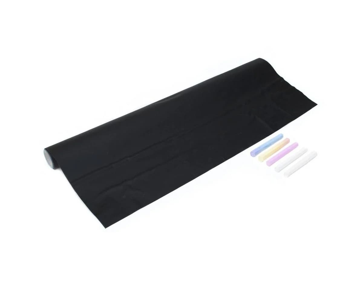 Goods+Gadgets Tafelfolie Schwarze Vinyl Tafelfolie Abwischbar Wiederbeschreibbar - Bild 3