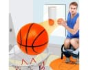 Goods+Gadgets Mini WC Basketball Set – Badezimmer Basketballkorb mit Saugnäpfen Bild 2
