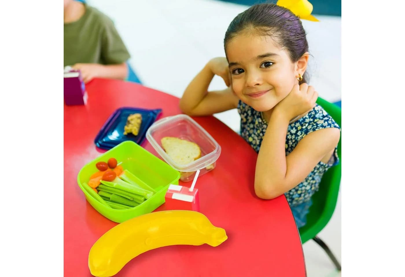 Goods+Gadgets Bananenbox Aufbewahrungsbox Kunststoff Gelb - Bild 4