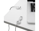 Goods+Gadgets CableDrop Kabelhalter 6er Set Weiß Selbstklebend Bild 1