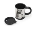 Goods+Gadgets Selbstrührende Tasse Edelstahl Schwarz/Silber Bild 1