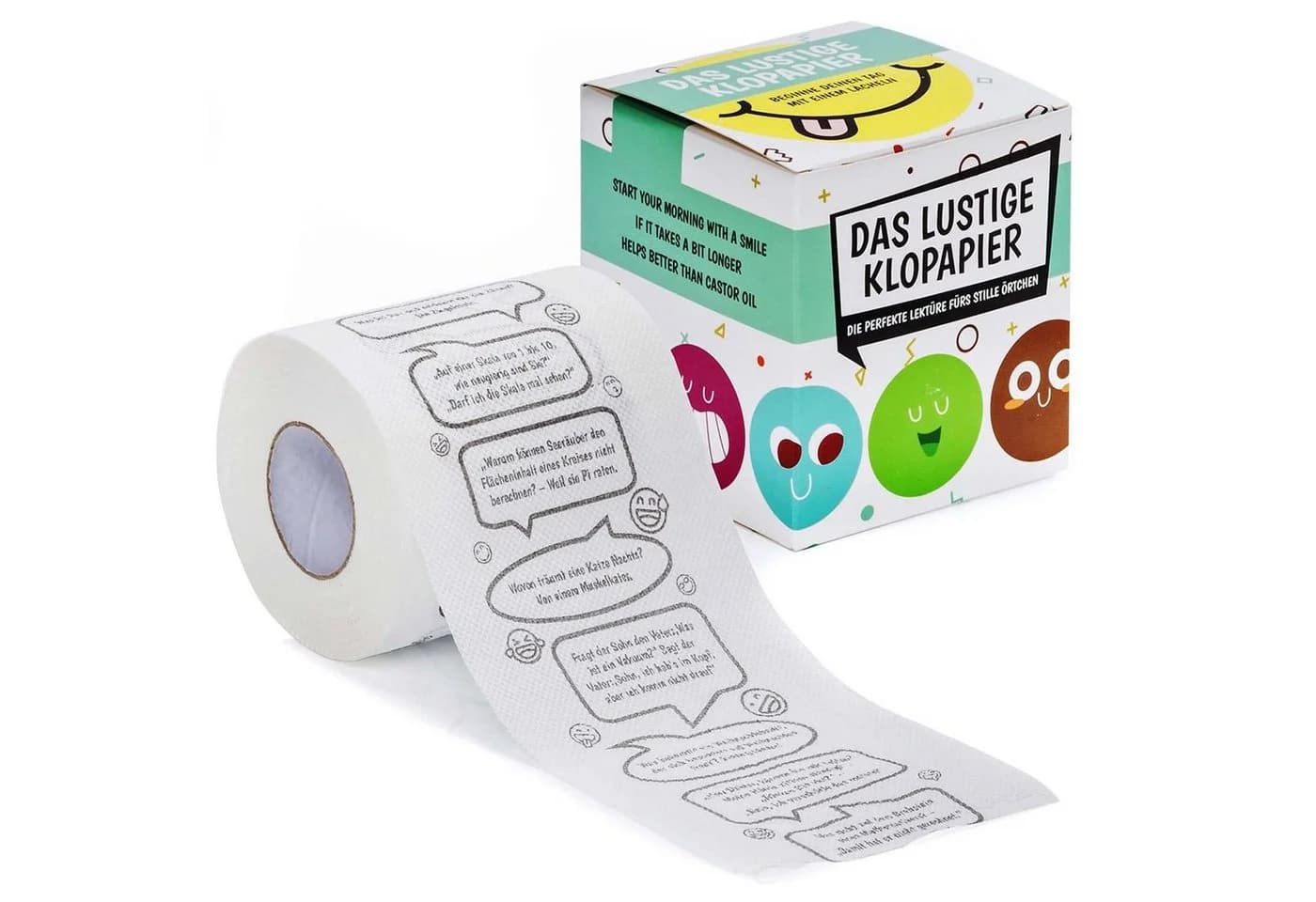 Goods+Gadgets Lustiges Toilettenpapier mit Maßband & Sprüchen - Bild 2