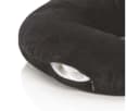 Smoothy Nackenkissen Reisekissen Schwarz Microbeads Fleecebezug Bild 5
