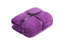 FELUNA XXL Kuscheldecke Coral Fleece Violett Cashmere-Touch Bild 1