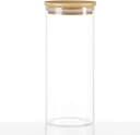 Dimono Vorratsglas mit Bambusdeckel – Borosilikatglas Aufbewahrung Bild 1