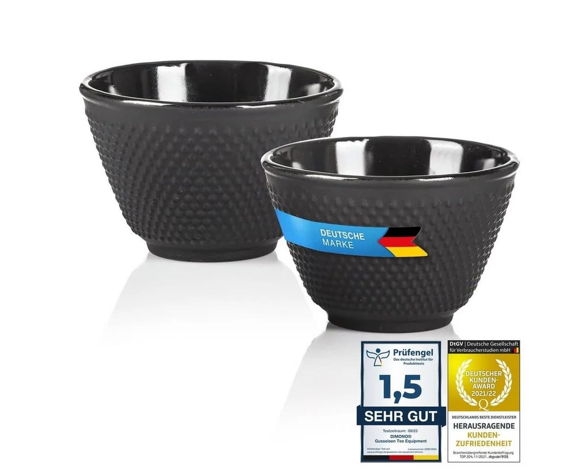Dimono Teekanne Gusseisen mit Teebecher & Wärmer 1300ml - Bild 4