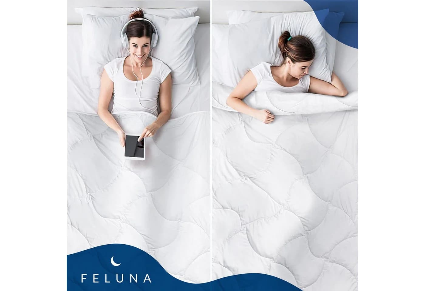 FELUNA Premium Kamelhaardecke Ganzjahresdecke 100% Naturhaar - Bild 5
