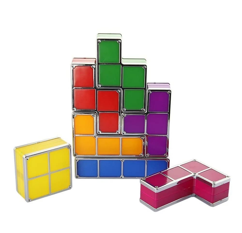 Goods+Gadgets LED Tetris Block Lampe – Retro Deko & Stimmungslicht - Bild 2
