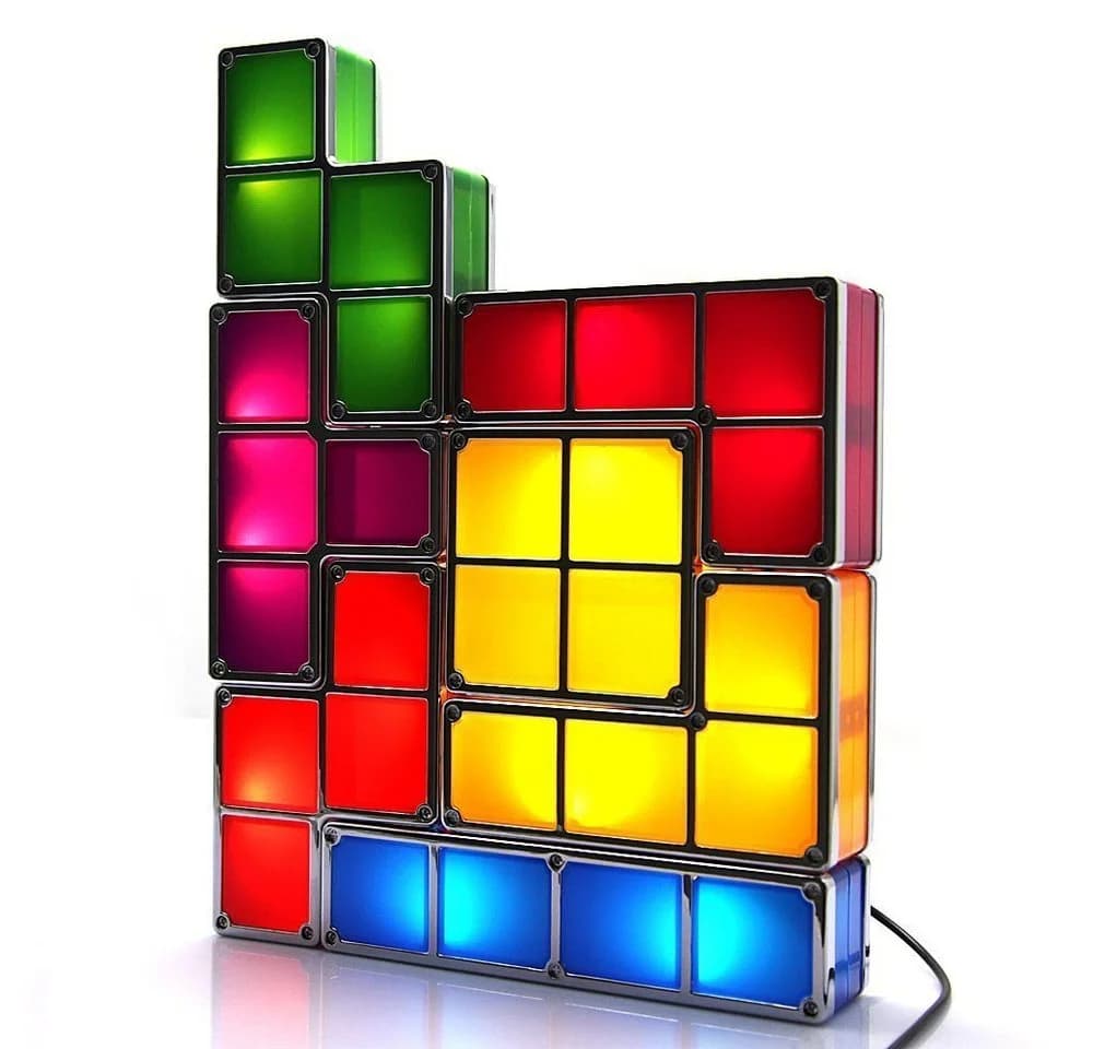 Goods+Gadgets LED Tetris Block Lampe – Retro Deko & Stimmungslicht - Bild 5