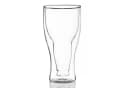 Dimono Doppelwandiges Bierglas 330ml Invertiertes Design Borosilikatglas Bild 1