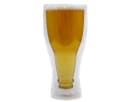 Dimono Doppelwandiges Bierglas 330ml Invertiertes Design Borosilikatglas Bild 4