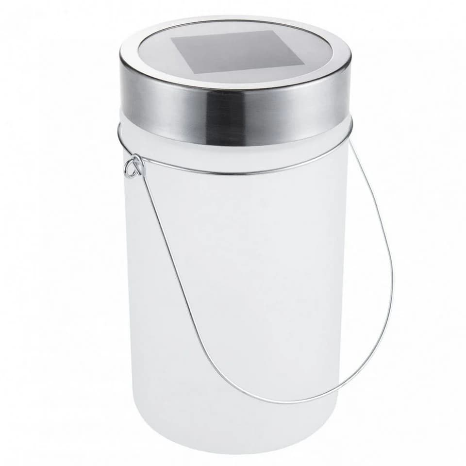 Goods+Gadgets LED Solarleuchte Einmachglas Solar Lampe Gelb - Bild 3