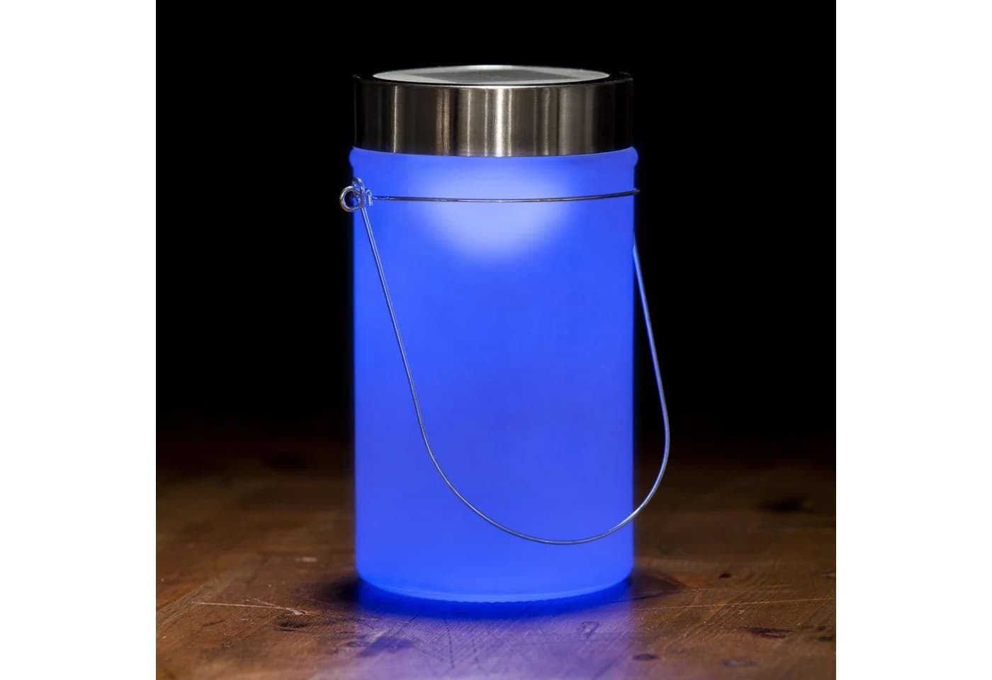 Goods+Gadgets LED Solarleuchte Einmachglas Solar Lampe Gelb - Bild 4