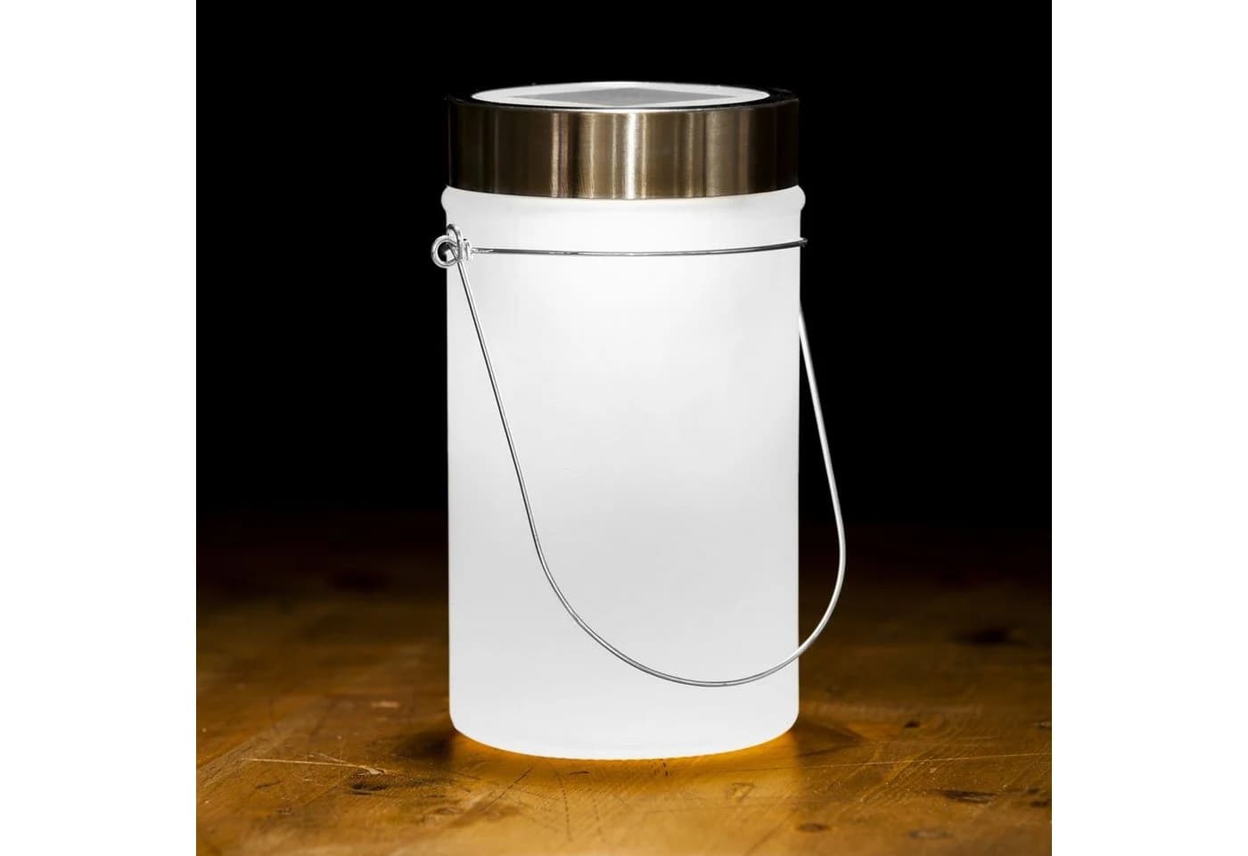 Goods+Gadgets LED Solarleuchte Einmachglas Solar Lampe Gelb - Bild 5