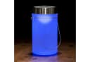 Goods+Gadgets LED Solarleuchte Einmachglas Solar Lampe Blau Bild 2