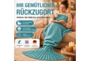 FELUNA Wohndecke Meerjungfrau Acryl Grün mit Schwanzflosse Bild 1