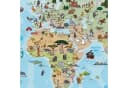 Goods+Gadgets XXL Kinder Weltkarte Handgezeichnet Bunt Poster Bild 1