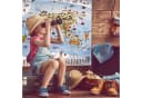 Goods+Gadgets XXL Kinder Weltkarte Handgezeichnet Bunt Poster Bild 5