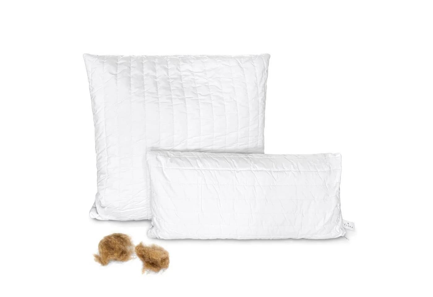 Feluna Kopfkissen 100% Kamelhaarflaum Ergonomisch Atmungsaktiv - Bild 2