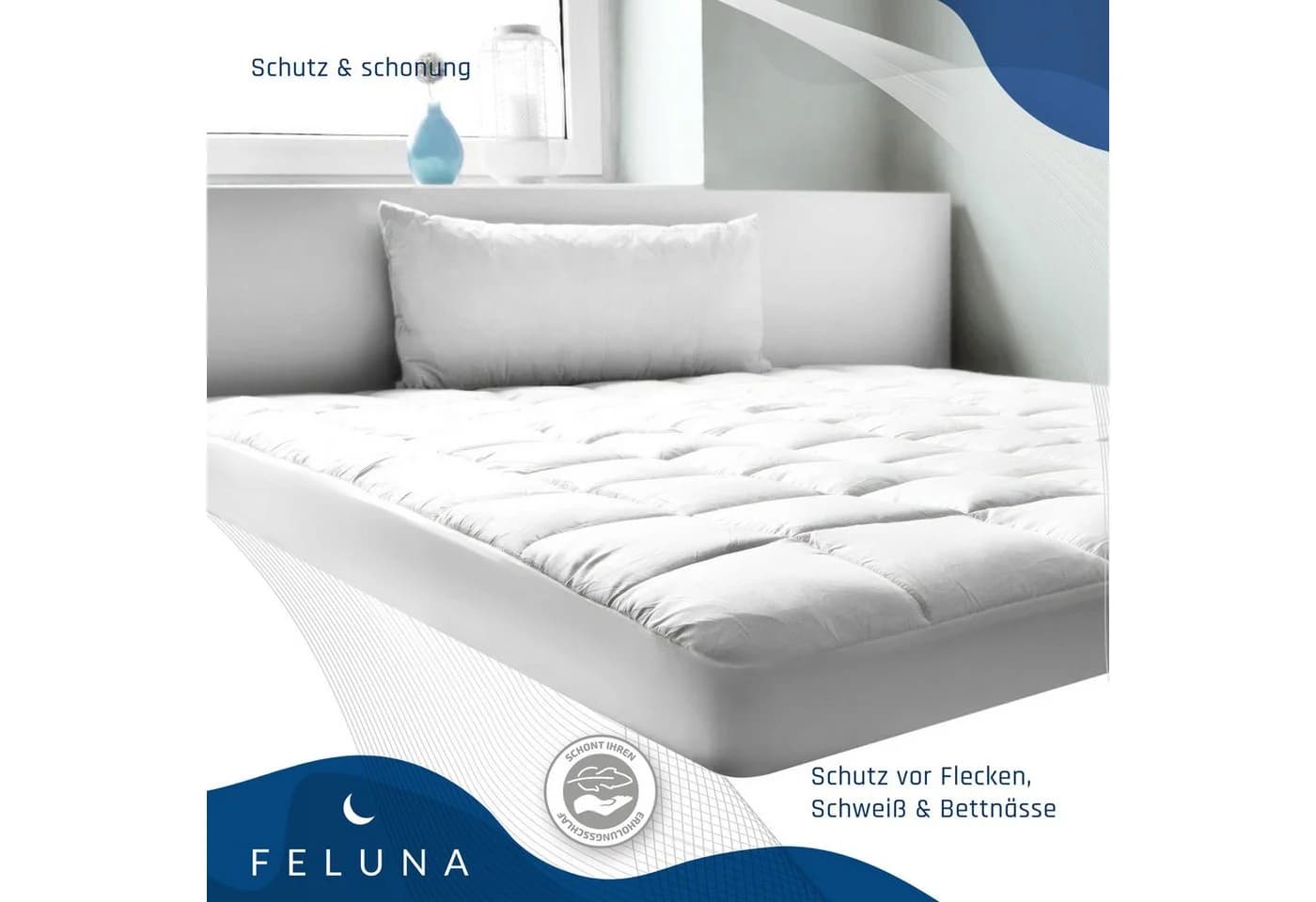 Feluna Matratzenschoner Soft-Touch Matratzentopper – Luxuriös & Komfortabel - Bild 5