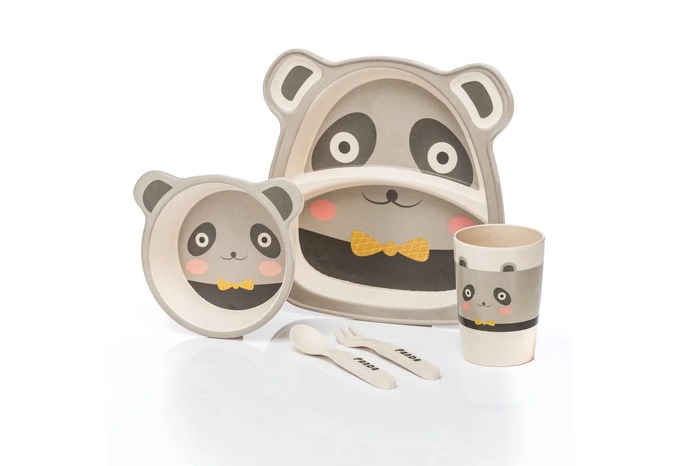 ALL KIDS UNITED Kindergeschirr-Set 5-tlg. mit Tier-Motiv BPA-frei - Bild 2