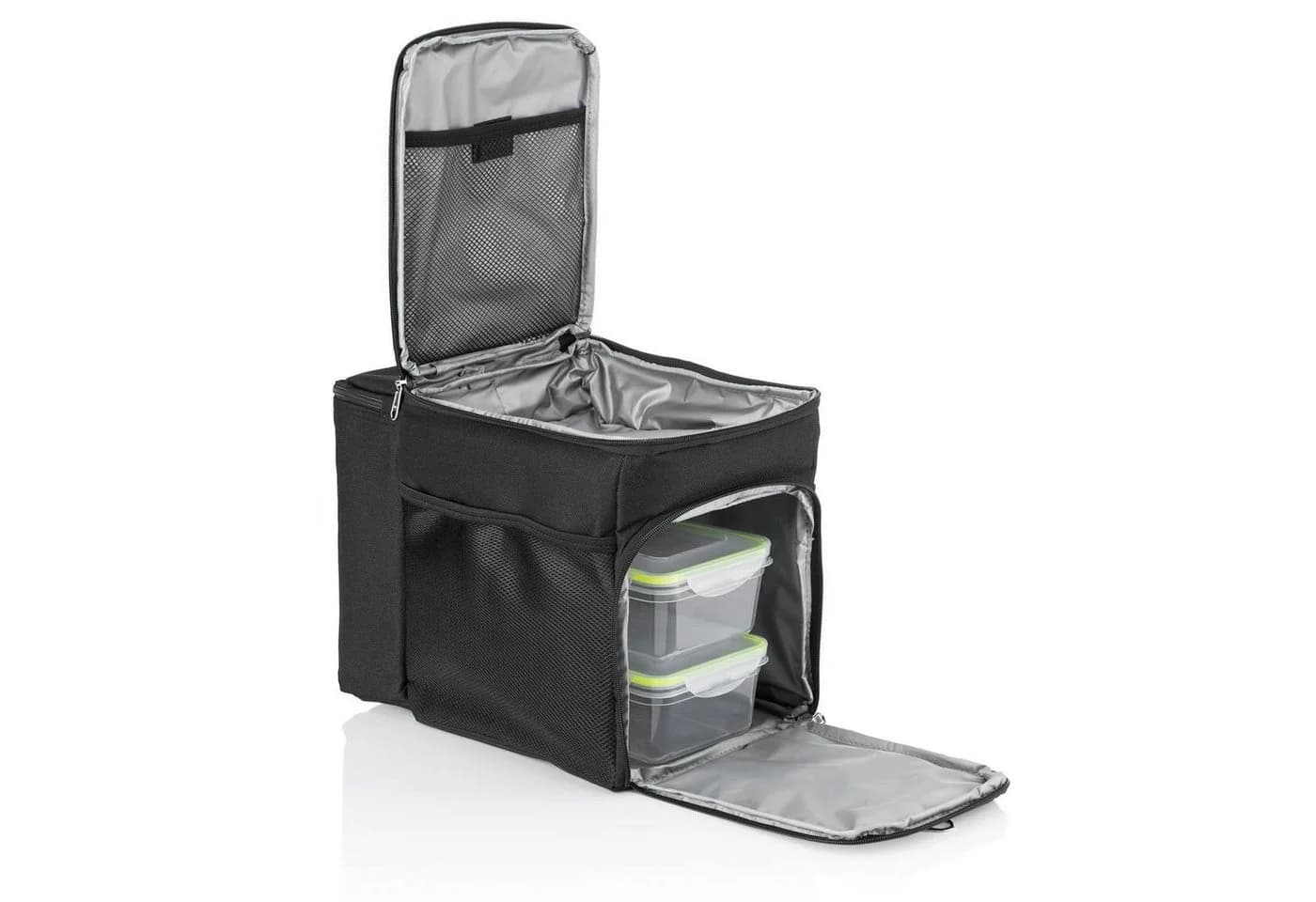 Dimono Kühlbox Tasche mit 3 Lunchboxen & Kühlakku Blau - Bild 4