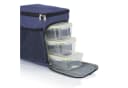 Dimono Kühlbox Tasche mit 3 Lunchboxen & Kühlakku Blau Bild 5