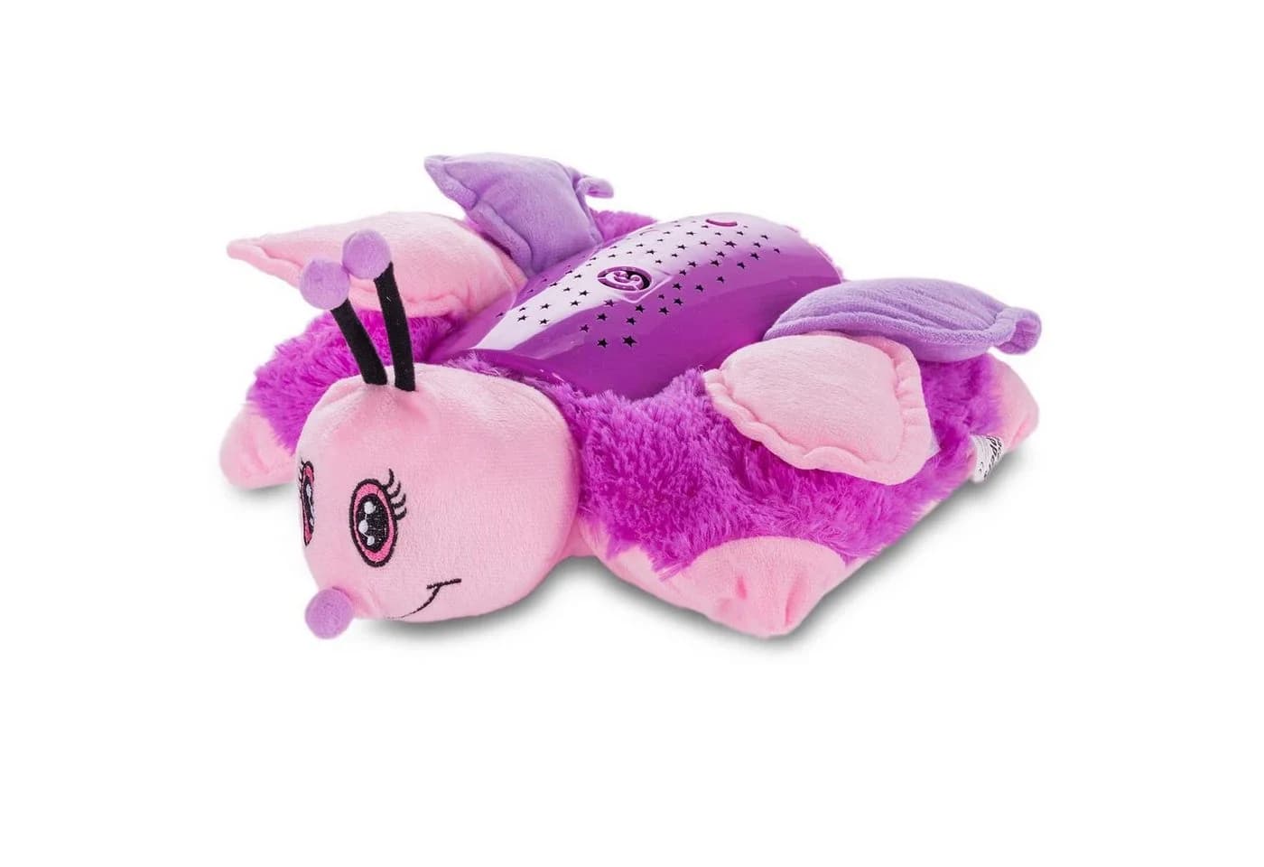 Goods+Gadgets LED Nachtlicht Rosa Kuscheltier mit Projektor und Musik - Bild 2