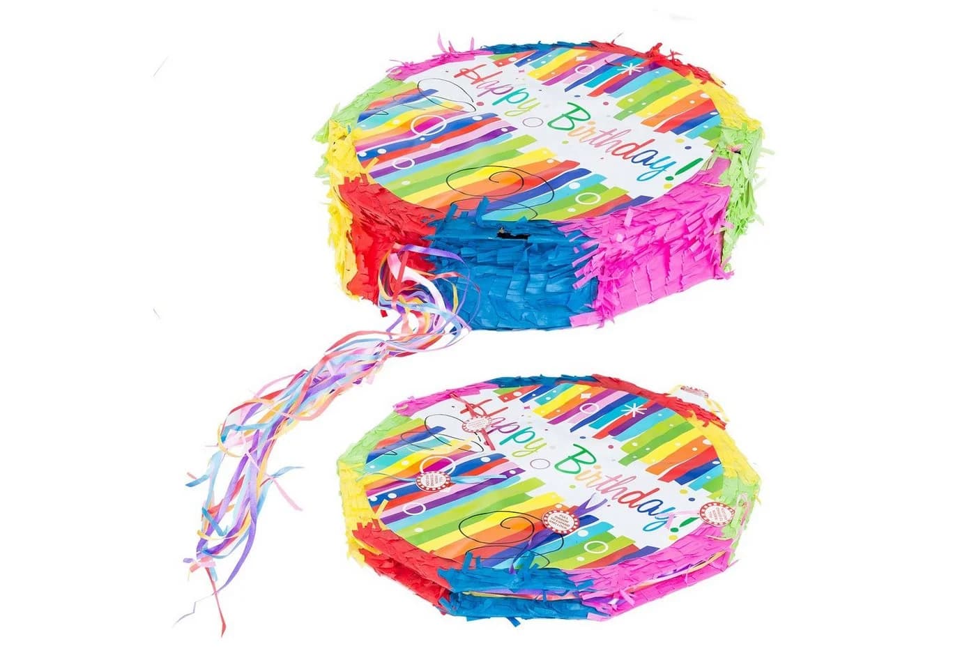 Goods+Gadgets Papier-Piñata Befüllbare Party-Deko Bunt