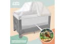 all Kids United Baby-Reisebett Tragbar mit Matratze & Wickelauflage Grau Bild 5