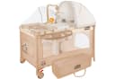 All Kids United Baby-Reisebett Tragbar mit Matratze und Musik-Mobile Beige Bild 2