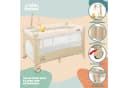 All Kids United Baby-Reisebett Tragbar mit Matratze und Musik-Mobile Beige Bild 4