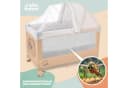 All Kids United Baby-Reisebett Tragbar mit Matratze und Musik-Mobile Beige Bild 5