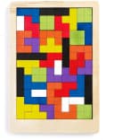 all Kids United Steckpuzzle 3D Tetris Holz-Puzzle 40 Teile Bunt Bild 2