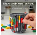 Goods+Gadgets Baustein Tasse 350ml grau LEGO-kompatibel Bild 3