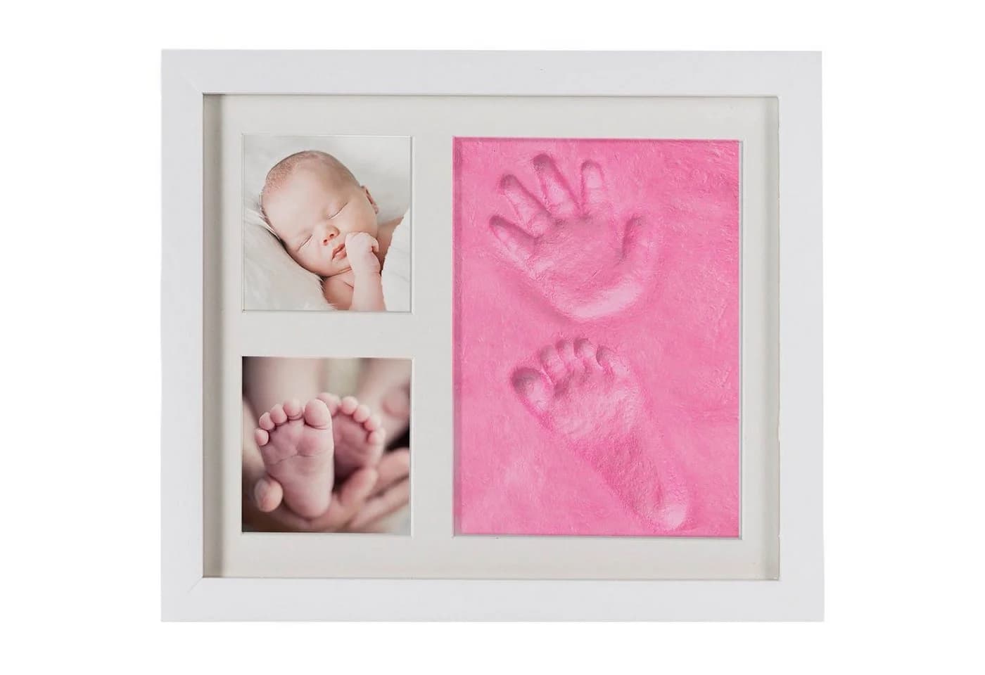 all Kids United Baby-Abdruckrahmen Set – Hand- & Fußabdruck mit Holzrahmen - Bild 2