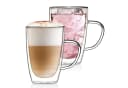 Dimono Doppelwandglas 300 ml mit Griff aus Borosilikatglas Bild 1